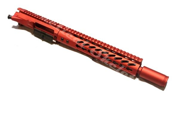10.5" 223 Wylde Full Anodized RED Complete Upper