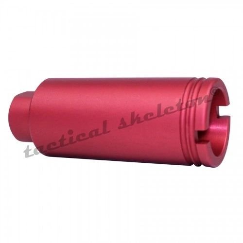 AR-15 1/2''X28 MUZZLE BRAKE RED CAN