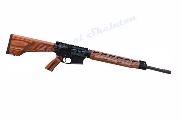 20" AR-15 6.5 GRENDEL Straight Fluted Custom Nutmeg Furniture