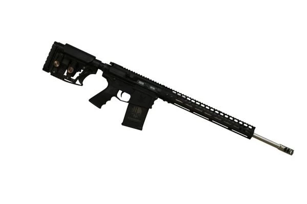 AR10 20" 308 WIN STAINLESS BILLET RIFLE W/ 15" MLOK AND MBA-3 STOCK