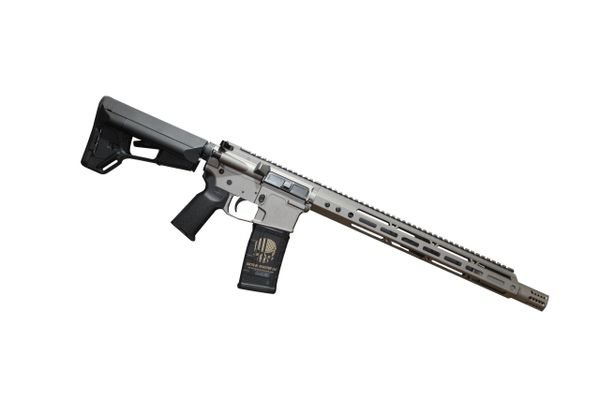 AR15 16" 223 / 556 BILLET RIFLE W/ MAGPUL ACS CUSTOM GUN METAL GREY